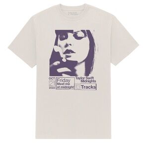 Taylor Swift Midnights Album Release Short Sleeve Graphic T-Shirt - XL